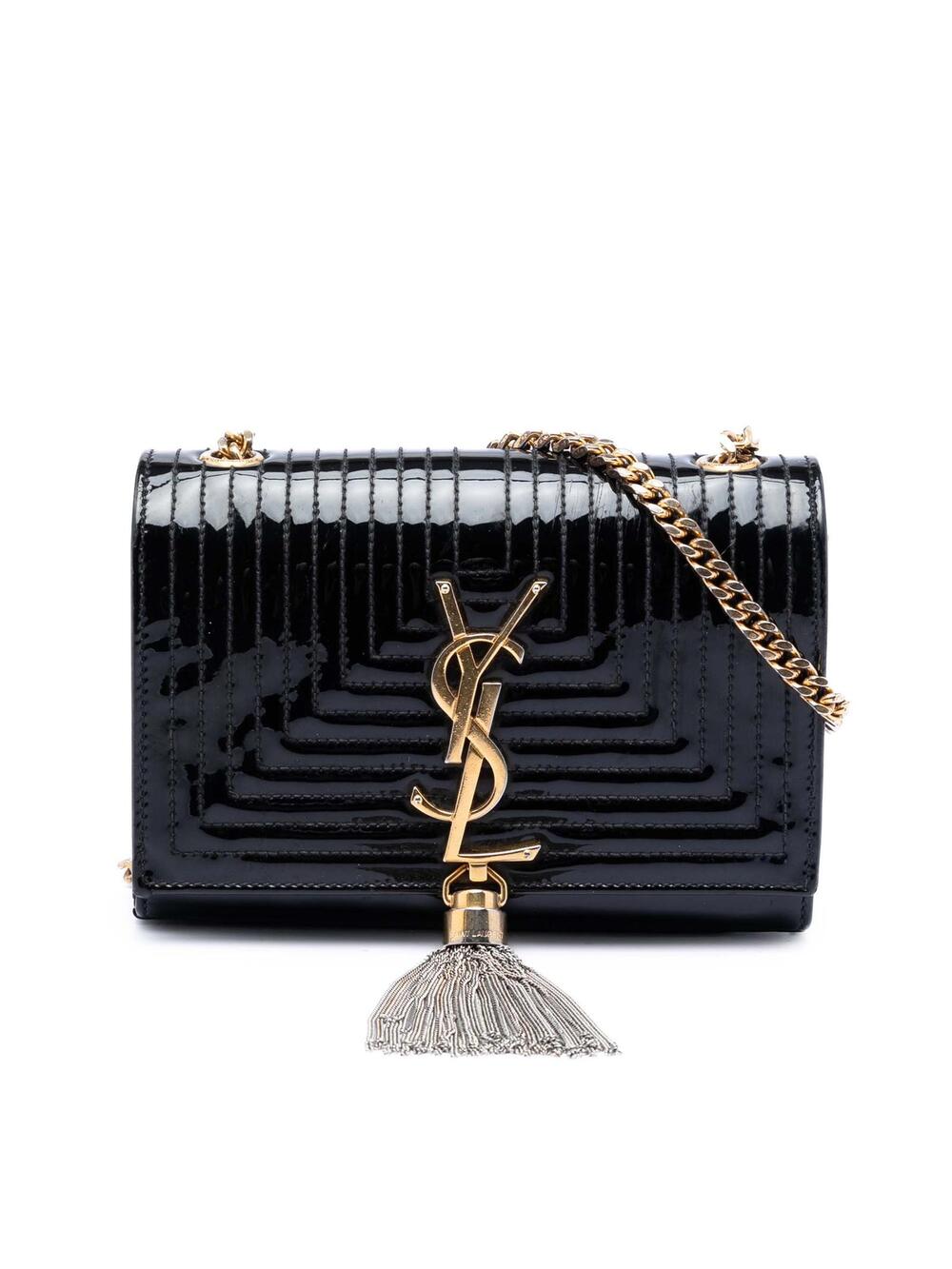 Saint Laurent Small Quilted Patent Kate #345636S90B
